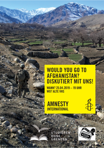 Would you go to Afghanistan?